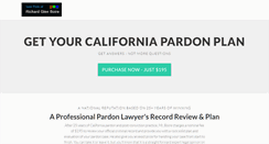 Desktop Screenshot of californiapardon.com